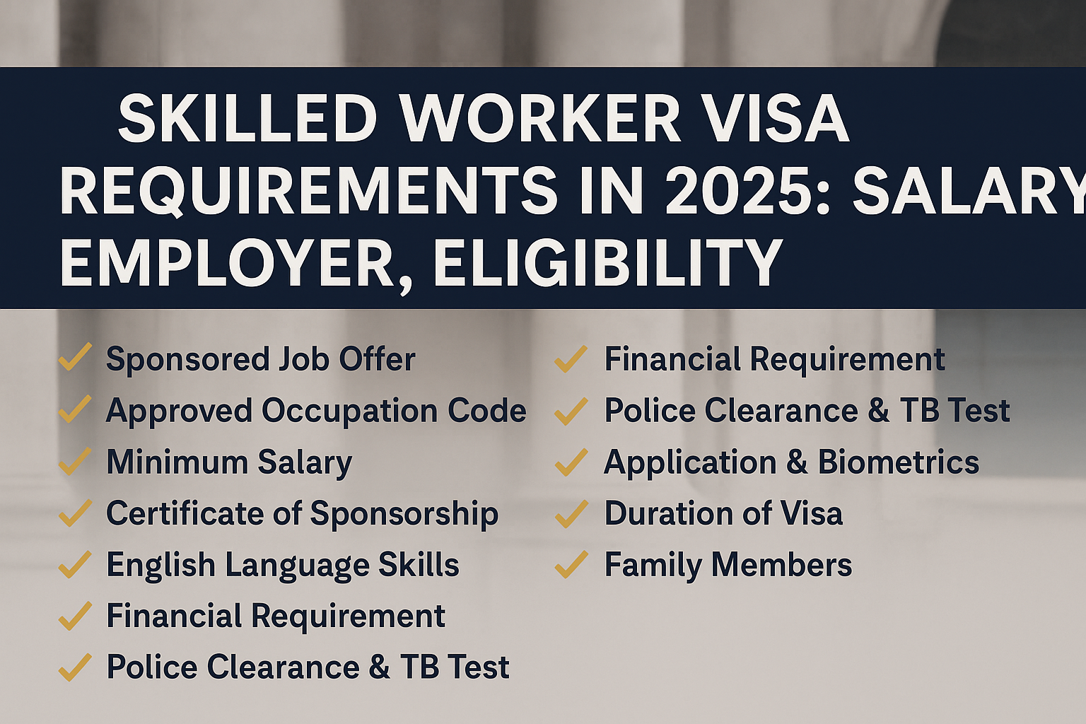 Skill Worker Visa